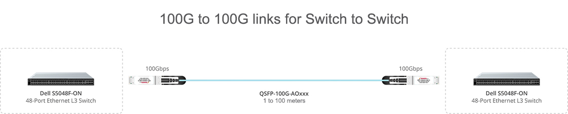 100G to 100G links for Switch to Switch